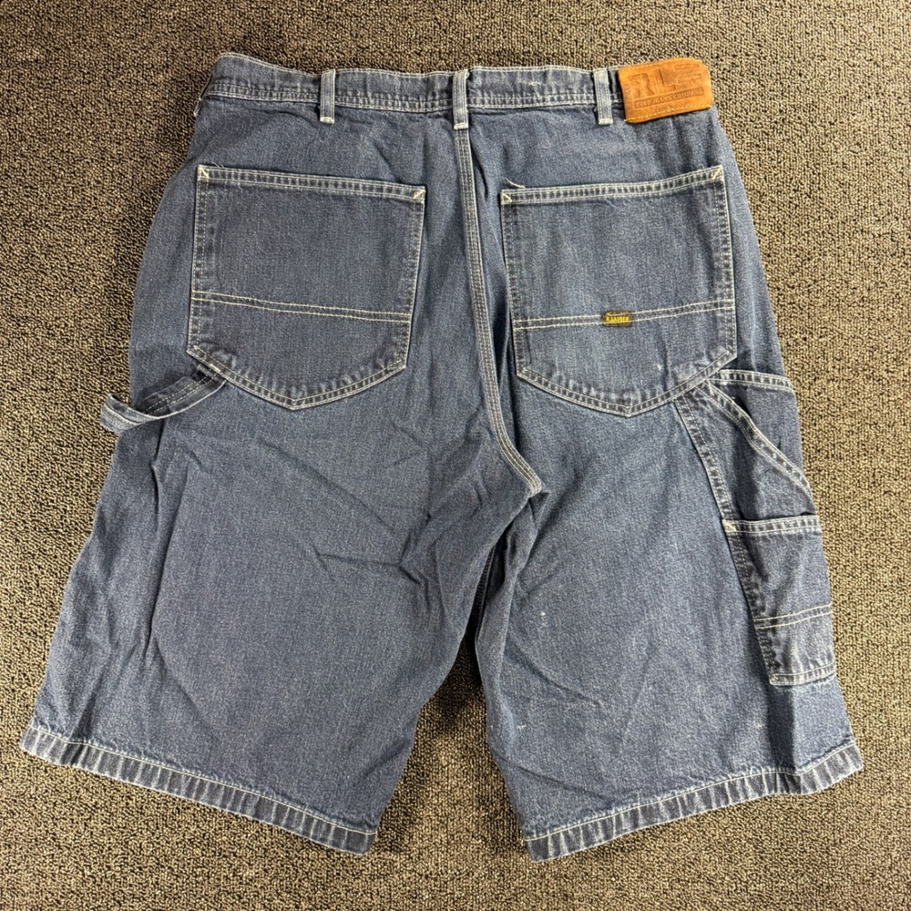Polo Jeans Co Ralph Lauren Mens 32 Classic Carpenter Shorts Denim Blue